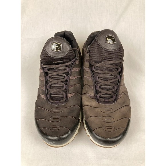 Nike Air Max Plus EF 'Velvet Brown' Mocha Brown Sail Sneakers AH9697-213 Size 12 - Picture 4 of 9